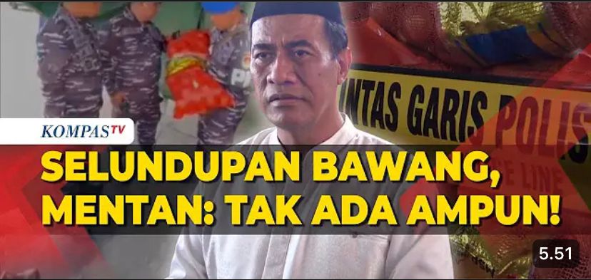 123 ton bawang ilegal disita. Mentan Amran perintahkan bongkar sindikat sampai akar karena ancam petani dan ketahanan pangan nasional.