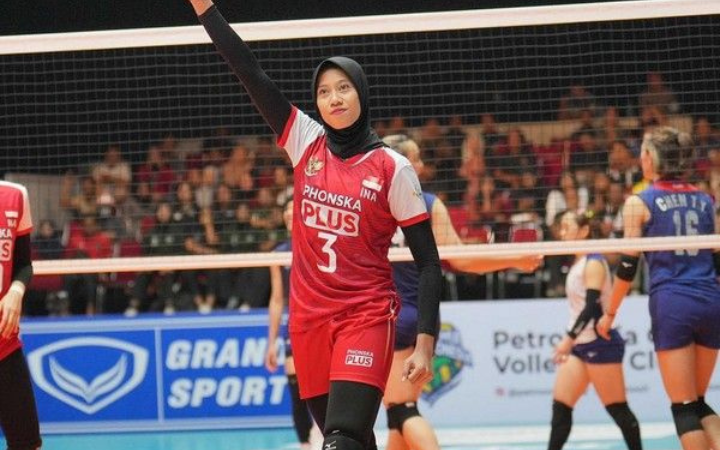 Megawati Hangestri memimpin comeback JPE dan Nurlaili Kusuma jadi libero dadakan sekaligus MVP dalam laga dramatis Proliga 2026. (Pinterest)