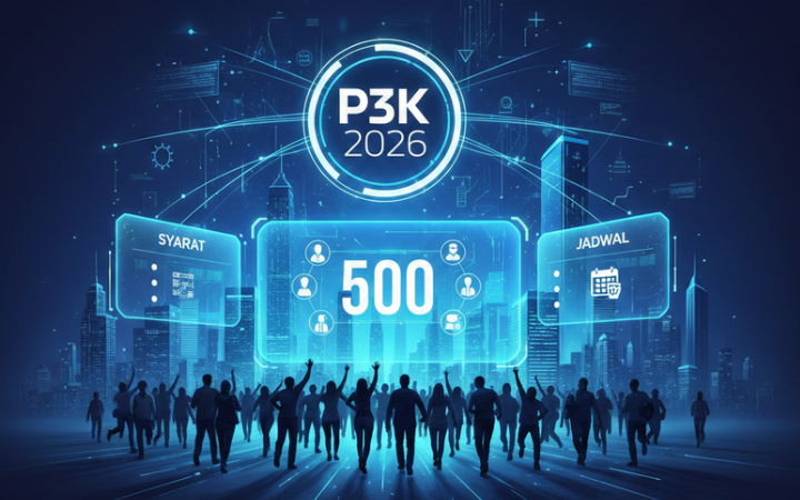Pendaftaran P3K 2026 resmi dibuka! Cek 500 formasi, syarat, jadwal, dan tata cara lengkap sebelum kamu daftar.