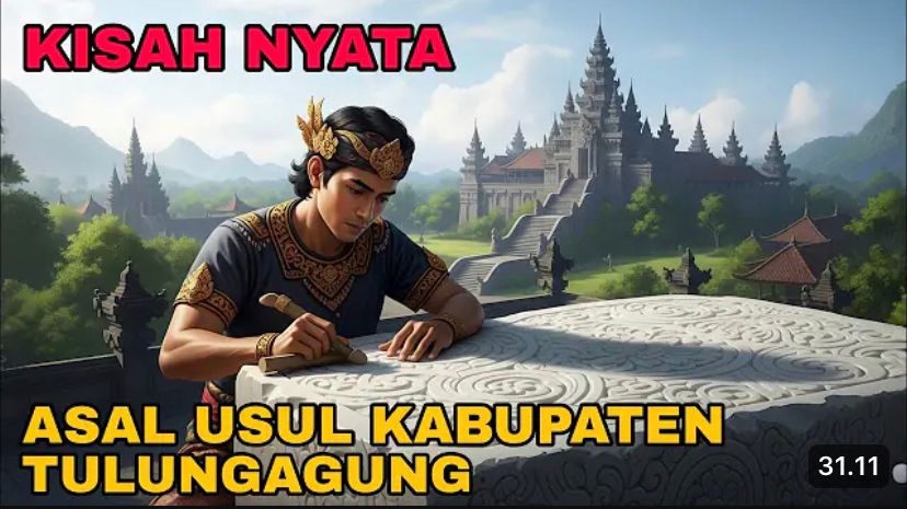 Sejarah Tulungagung dari zaman purba, kerajaan Hindu-Buddha, Islamisasi, kolonialisme hingga jadi kabupaten maju Jawa Timur.