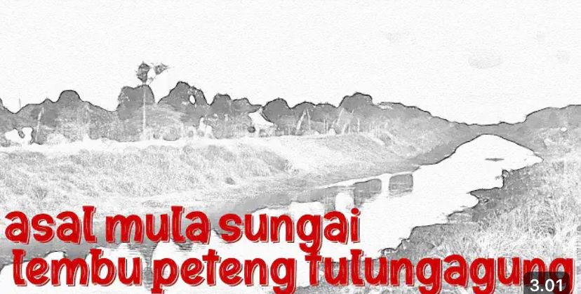 Asal-usul Sungai Lembu Peteng Tulungagung mengungkap kisah putra Majapahit yang tewas dan jasadnya dibuang ke aliran selatan.