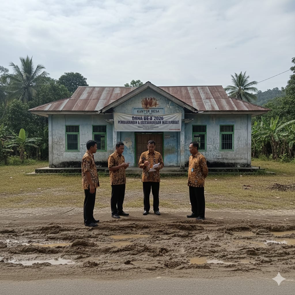 Dana Desa 2026 dipangkas, tapi kewajiban bertambah. Desa harus cicil Koperasi Merah Putih. Mampukah desa bertahan?