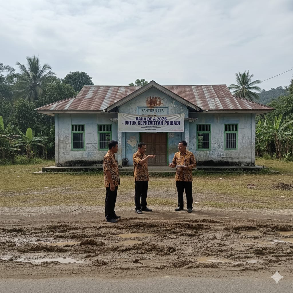 BREAKING! Larangan penggunaan Dana Desa 2026 resmi berlaku. Honor kades, bimtek, hingga perjalanan dinas kini dilarang.
