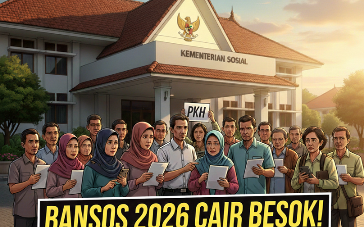 Bansos 2026 cair besok! Kemensos umumkan aturan baru: banyak KPM PKH terancam dicabut otomatis. Cek siapa saja yang masih berhak.