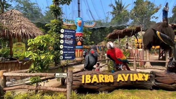 Ibarbo Park Yogyakarta viral dengan kota kartun terbesar, 22 wahana, aviary raksasa, dan kolam balon. Tiket mulai Rp30 ribu.
