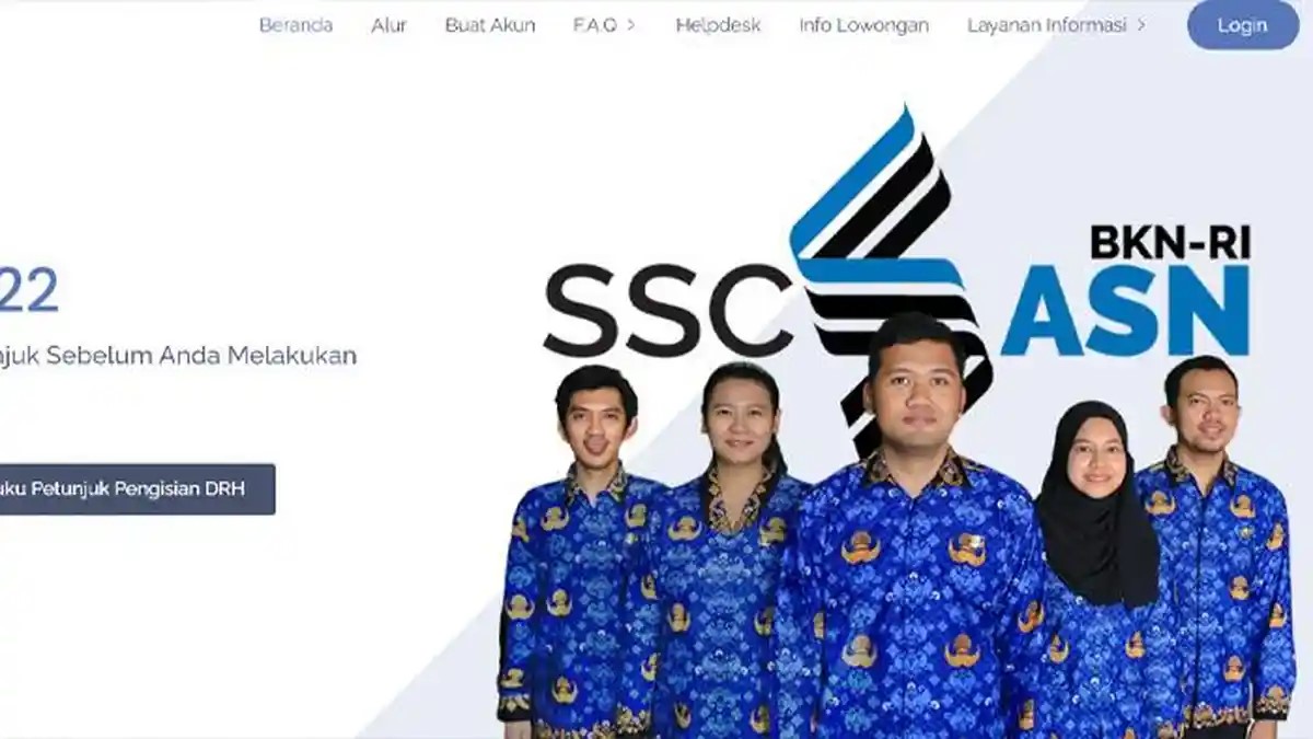 Pelamar memantau pendaftaran CPNS dan P3K 2026 melalui portal resmi SSCASN BKN.
