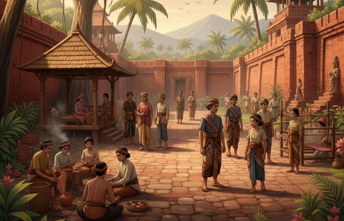 Sejarah Kerajaan Majapahit lengkap dari berdiri pasca Singasari, Sumpah Palapa Gajah Mada, masa kejayaan Hayam Wuruk, hingga runtuhnya imperium Nusantara.