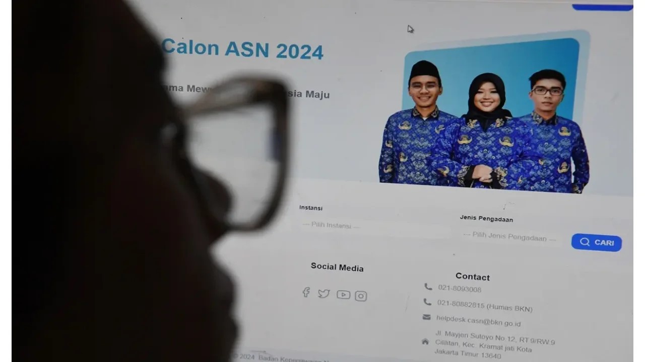 Pendaftaran P3K penuh waktu Kemenkumham 2026 melalui portal resmi SSCASN BKN.