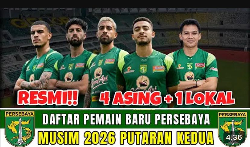 Transfer Persebaya Surabaya memanas! Bruno Paraiba resmi, Witan Sulaeman, Ramadhan Sananta hingga Victor Dean masuk radar Bajol Ijo.