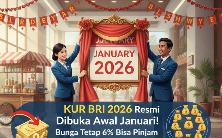 KUR BRI 2026 dibuka Januari! Bunga tetap 6%, semua usaha bisa pinjam hingga 7 kali. Cek aturan terbaru dan kuota KUR 2026 di sini.(Ilustrasi)
