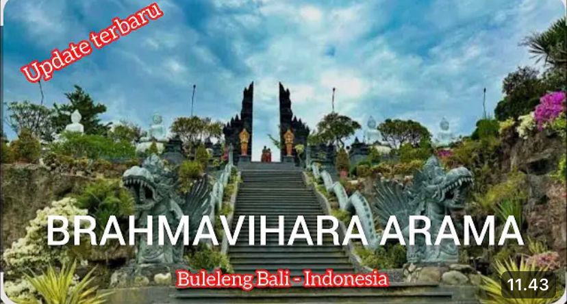 Brahma Vihara Arama Bali, wihara Buddha terbesar di Bali Utara. Tenang, indah, penuh sejarah, dan jadi favorit wisata spiritual.