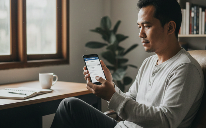 Tak perlu ke kantor! Cek saldo BPJS Ketenagakerjaan online tanpa aplikasi, cukup modal HP dan Google Chrome.
