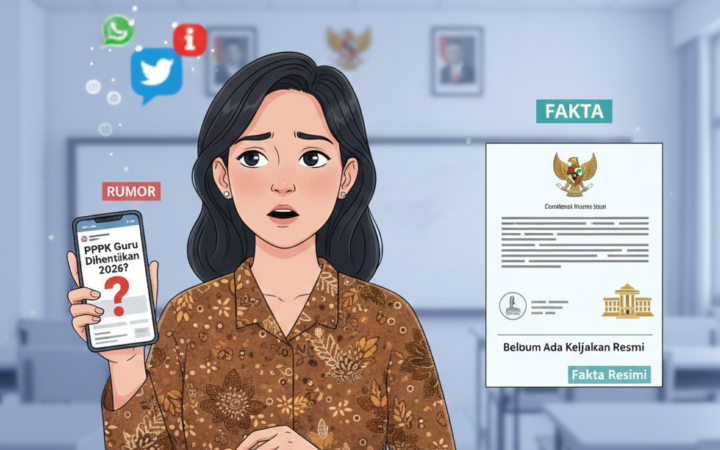 Rekrutmen guru PPPK dihentikan mulai 2026? Simak fakta resmi pemerintah dan klarifikasi lengkap di balik rumor yang bikin guru honorer resah.
