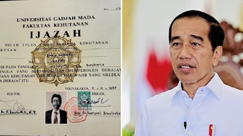 Presiden Joko Widodo beri penjelasan terkait pertemuan dengan dua tersangka kasus ijazah.