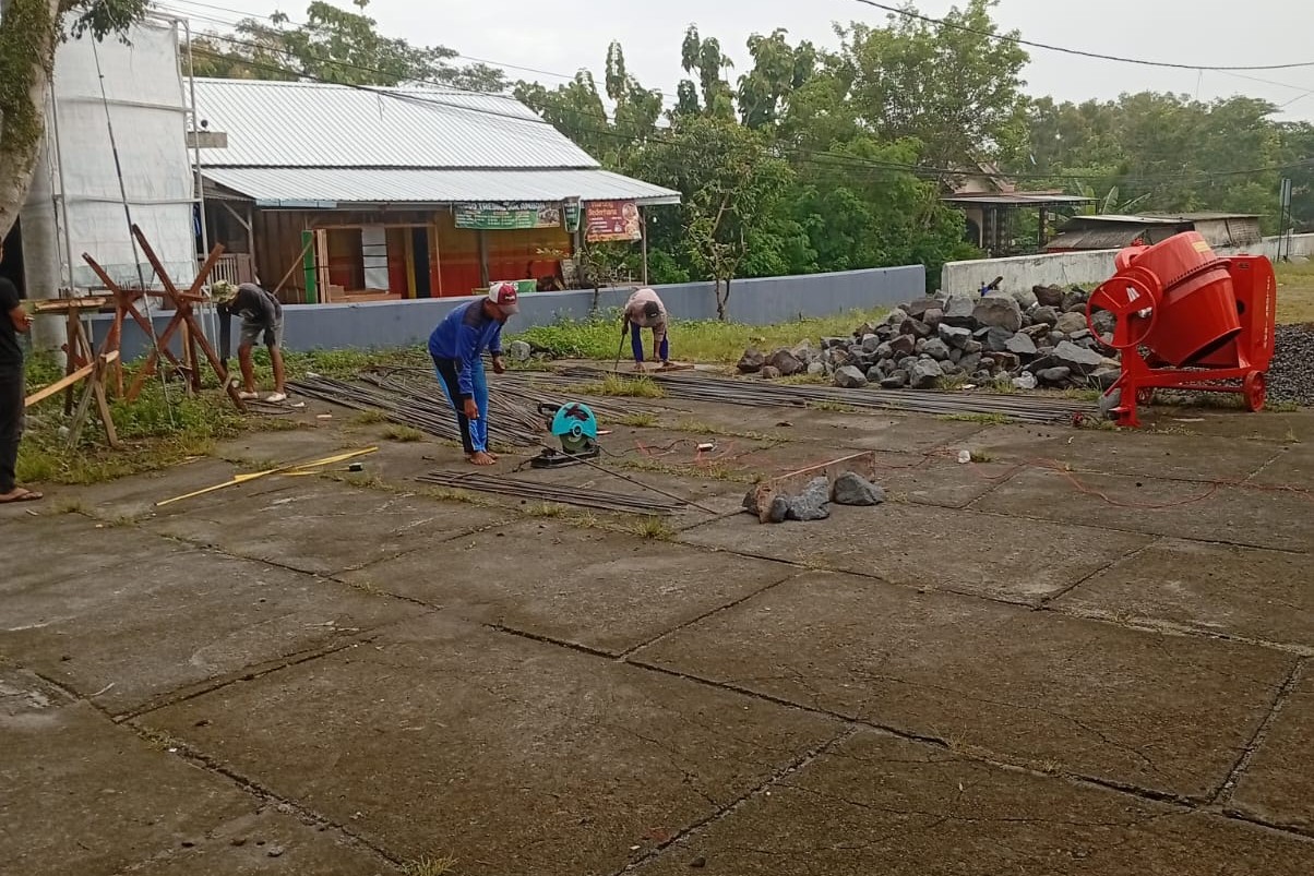 Lokasi pembangunan gerai KDMP di Desa Kalibatur, Kecamatan Kalidawir yang ditolak warga. (PEMDES KALIBATUR)