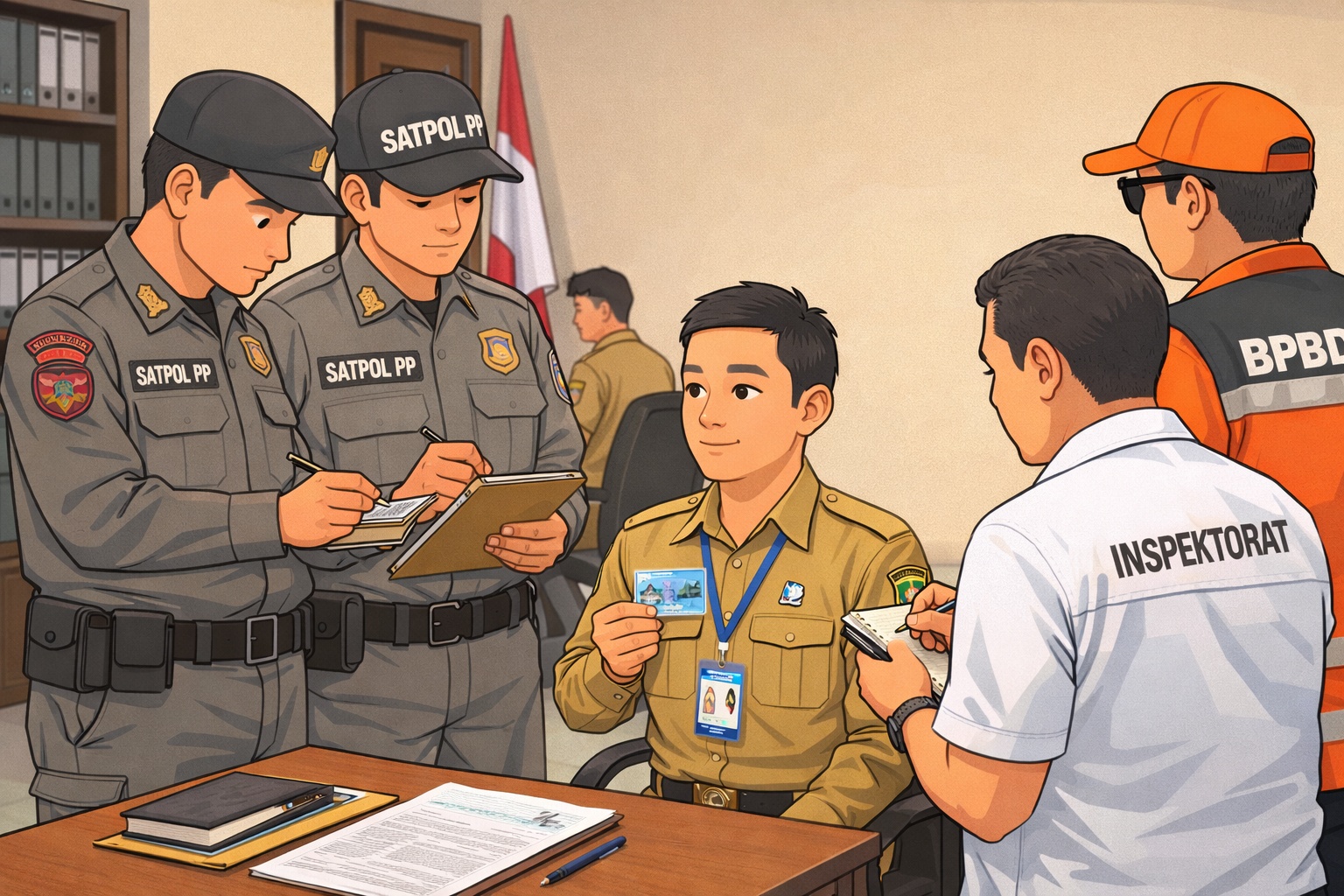 Ilustrasi pemeriksaaan dugaan indisipliner ASN.