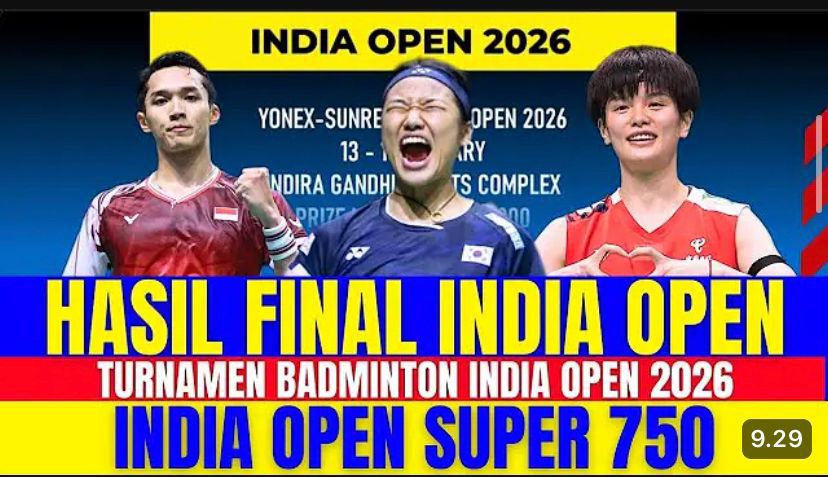 Hasil final India Open 2026 Super 750, An Se-young juara, China dominan, serta rincian hadiah wakil Indonesia di turnamen elite BWF.