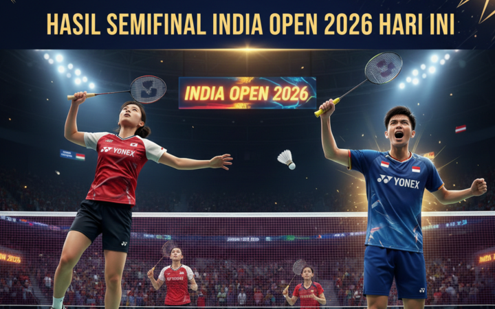 Hasil semifinal India Open 2026 hari ini, Fukushima/Matsumoto ke final, Jonatan Christie jaga asa Indonesia di Yonex Sunr India Open.