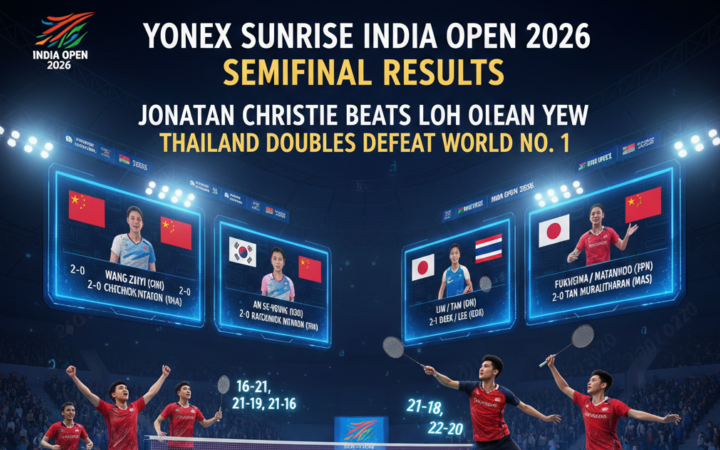 Jadwal final India Open 2026 hari ini, Jonatan Christie vs Lin Chun-Yi, An Se-young hadapi Wang Zhiyi di partai puncak.