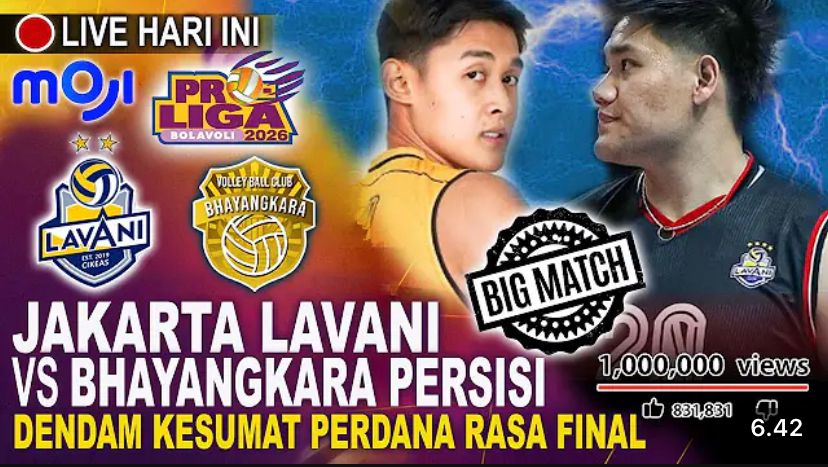 Jakarta Bhayangkara Presisi vs Jakarta LavAni di Proliga 2026 jadi duel panas penuh gengsi. Juara bertahan menghadapi misi balas dendam.