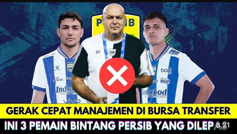 Persib Bandung lepas tiga pemain di bursa transfer Liga 1 putaran kedua. Rezaldi, Hamra, dan William Marcilio resmi pergi.