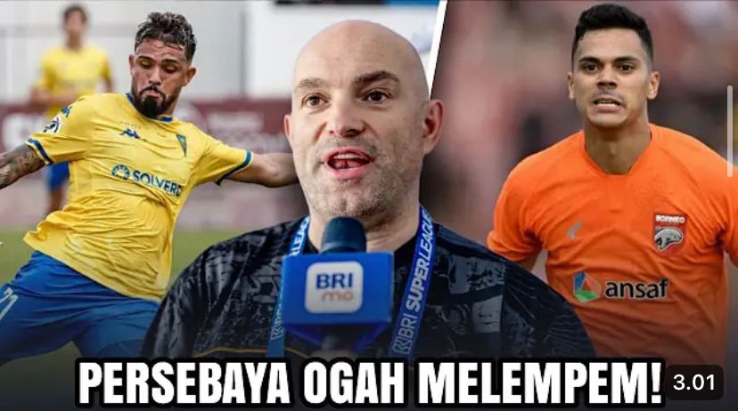 Joao Tavares Persebaya Surabaya mencuat di bursa transfer. Green Force ogah melempem, Mateus Pato jadi opsi bomber instan.