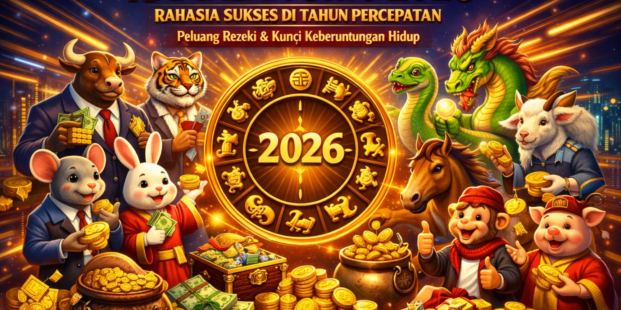 Ramalan shio 2026 mengungkap rahasia sukses 12 shio di tahun percepatan, dari peluang rezeki hingga kunci keberuntungan hidup.