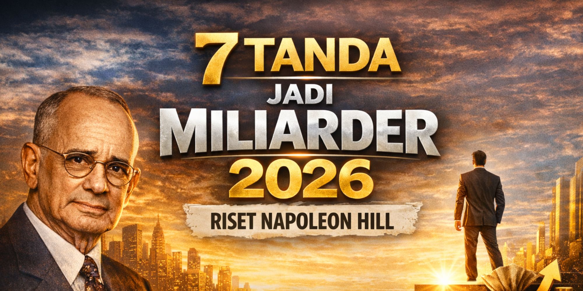 7 tanda jadi miliarder 2026 menurut Napoleon Hill, bongkar pola pikir rahasia yang membedakan orang kaya dan orang biasa.