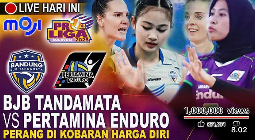 Bandung BJB Tanda Mata vs Jakarta Pertamina Enduro Proliga 2026 pekan ketiga, duel panas tim terluka di Jalak Harupat Bandung.