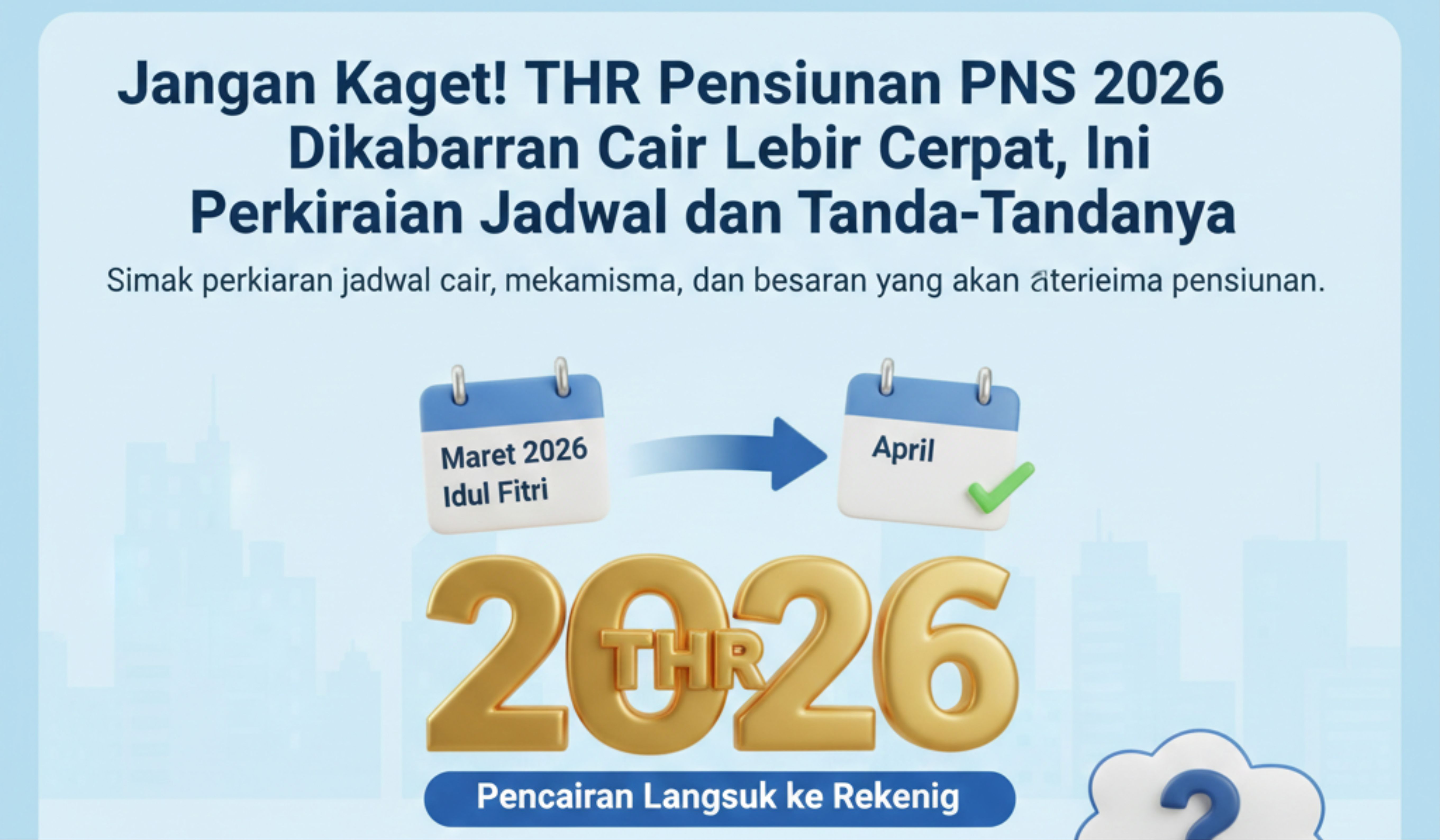 Prediksi jadwal dan besaran pencairan THR ASN 2026, pemerintah siapkan tambahan DAU Rp7,66 triliun untuk guru ASN daerah.