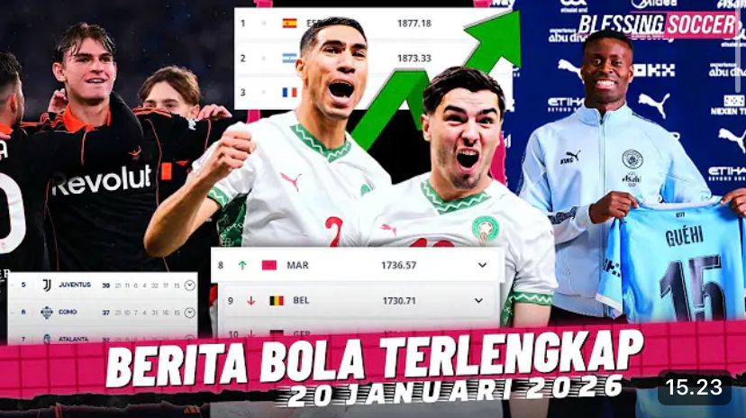 Ranking FIFA terbaru Januari 2026: Maroko tembus 8 besar dunia, Indonesia di posisi 122 dan dipercaya jadi tuan rumah FIFA Series 2026.