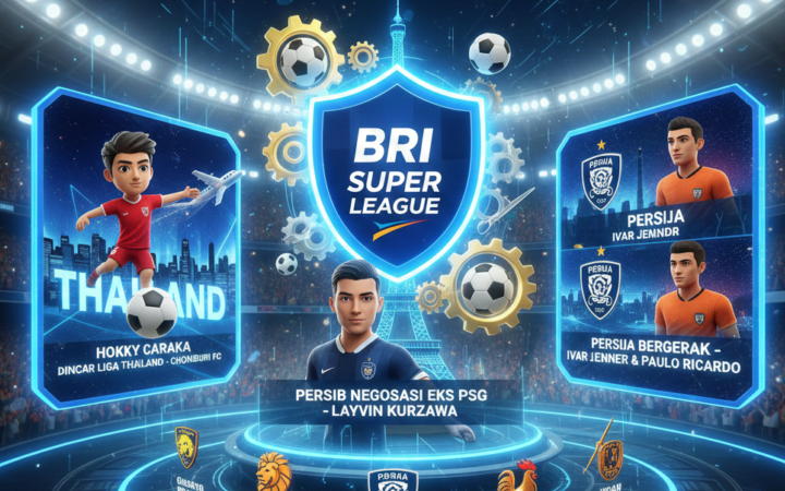 Rangkuman transfer BRI Super League 2025/2026 putaran kedua: Hokky Caraka diincar Liga Thailand, Persib nego eks PSG, Persija bergerak.