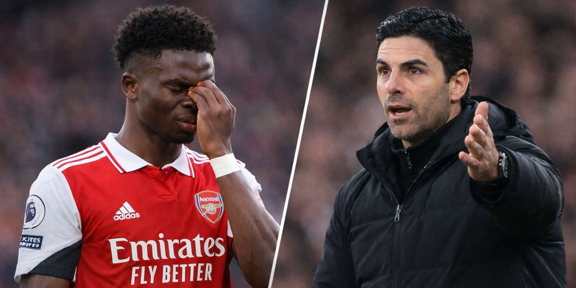 Bukayo Saka cedera jelang jadwal padat. Mikel Arteta jelaskan kondisi sang winger dan dampaknya bagi performa Arsenal.