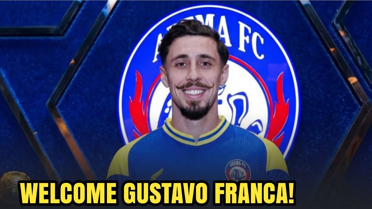 Gustavo Franca resmi berseragam Arema FC.