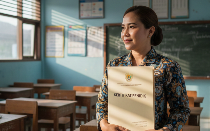 NRG terbit awal 2026 jadi syarat tunjangan sertifikasi guru cair bulanan. Simak jadwal, alur lengkap, dan waktu uang masuk rekening.