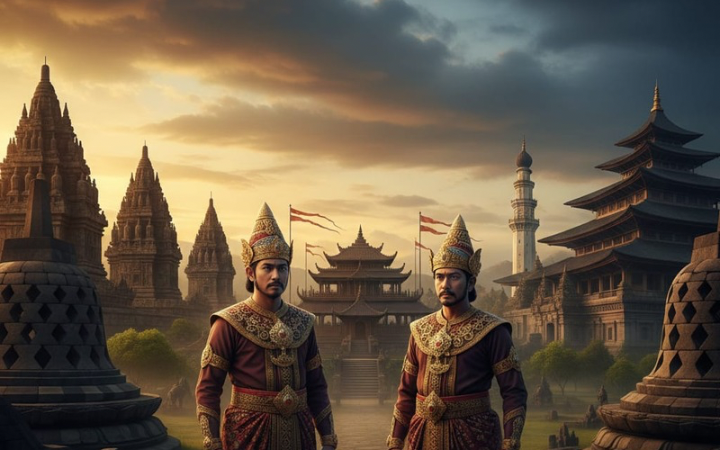 Sejarah kerajaan Hindu Buddha dan Islam membuktikan Nusantara pernah menjadi pusat peradaban besar dunia. Simak kisah lengkapnya di sini!