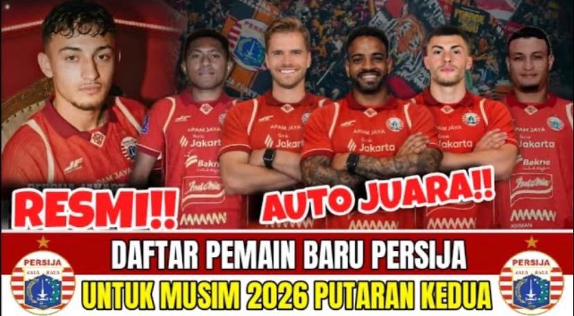 Bursa transfer Persija Jakarta putaran kedua memanas. Dari Aladdin Azzari hingga Ivar Jenner, ini daftar lengkap target Macan Kemayoran.