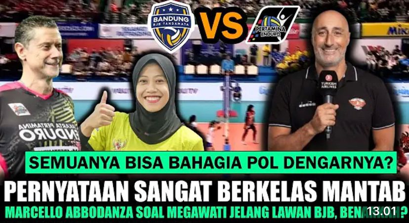 Megawati Hangestri Pertiwi jadi sorotan jelang Proliga 2026, isu komentar Marcelo Abondanza hingga duel panas JPE vs BJB di Jalak Harupat.