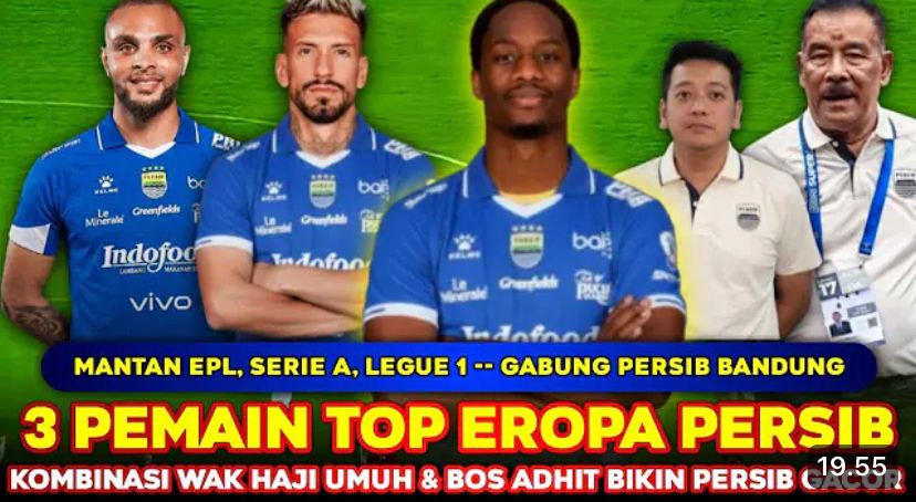 Transfer Persib Bandung memanas! Kurzawa sepakat 6 bulan, Kongolo dan eks AC Milan Castillejo masuk radar Maung Bandung.