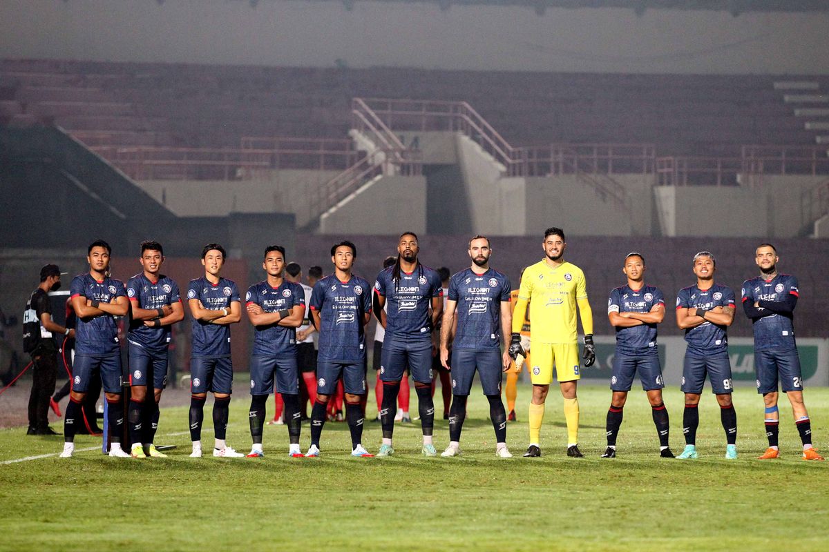 Skuad Arema FC jelang putaran kedua Liga 1.