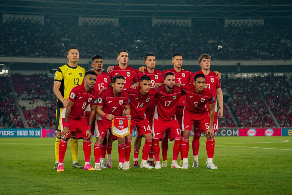 Timnas Indonesia bersiap tampil di FIFA Series 2026 saat menghadapi Bulgaria di Stadion Utama Gelora Bung Karno.