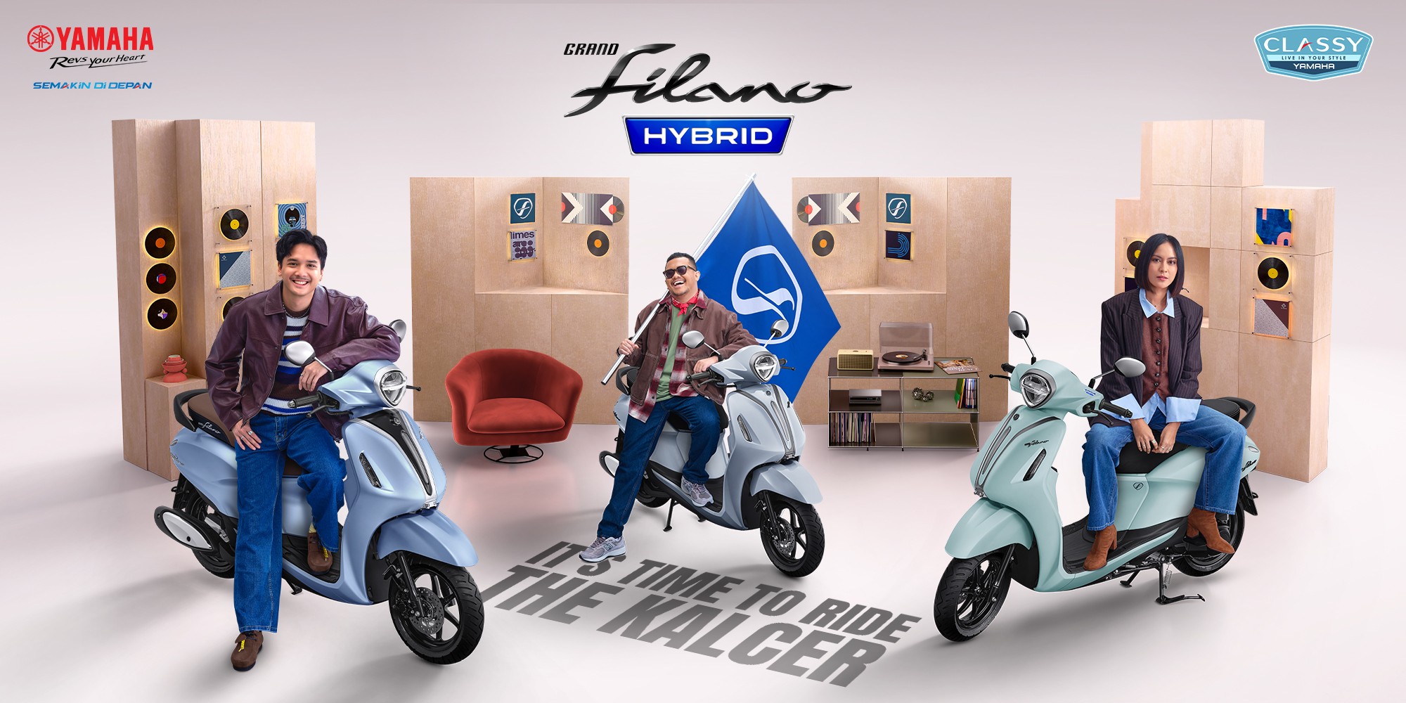 Warna Terbaru Grand Filano Hybrid. (Foto: Yamaha untuk Radar Tulungagung)