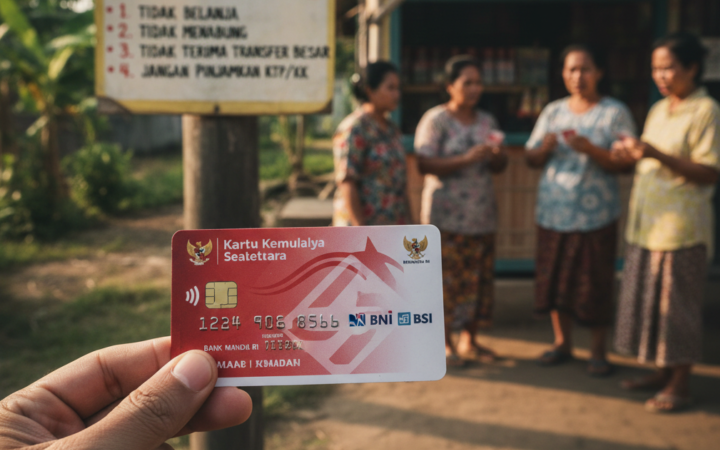 Larangan penggunaan kartu KKS 2026 wajib dipatuhi. Salah langkah, bansos bisa ditangguhkan. Simak aturan dan update BPNT terbaru di sini.