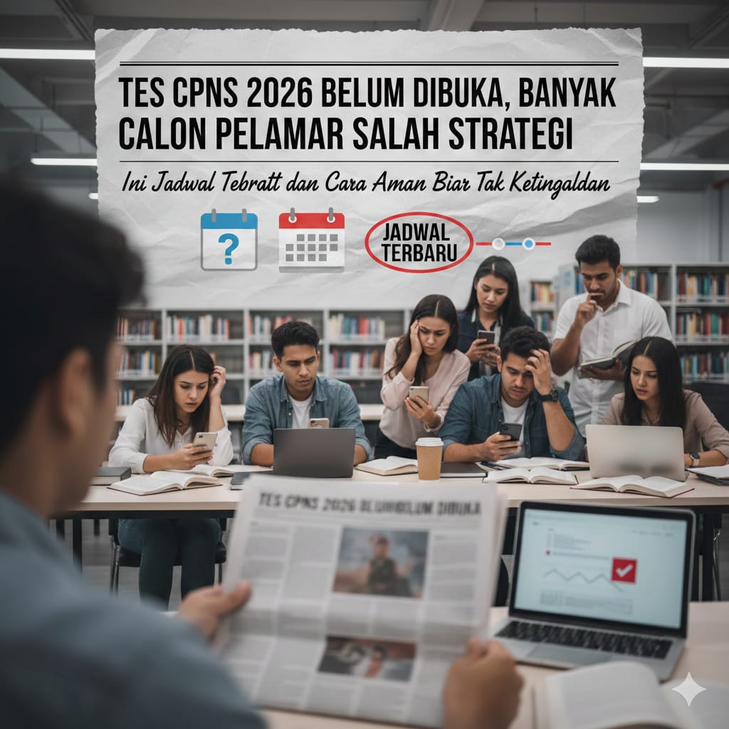 Tes CPNS 2026 belum dibuka. Simak update jadwal terbaru, prediksi pendaftaran, dan strategi aman agar tak ketinggalan CPNS 2026.