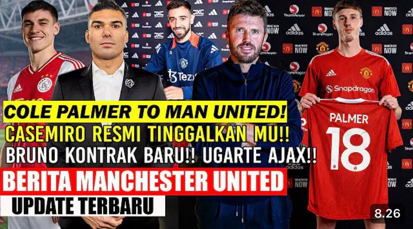 Cole Palmer ke Manchester United jadi rumor panas! MU juga resmi ditinggal Casemiro, Ugarte ditawar Ajax, dan Bruno Fernandes dibahas kontra