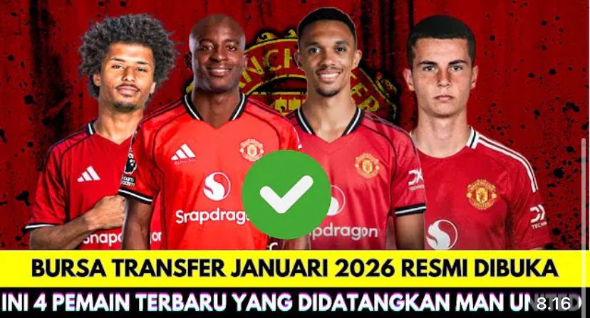Bursa transfer Januari 2026 dibuka! Manchester United membidik 4 pemain termasuk Trent Alexander-Arnold dan Mateta demi menyelamatkan musim.