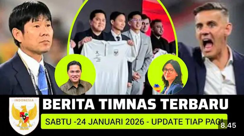 John Hartman targetkan Timnas Indonesia kalahkan Jepang. Kelma jadi aparel baru 4 tahun, Persija resmi rekrut Shane Patinama.