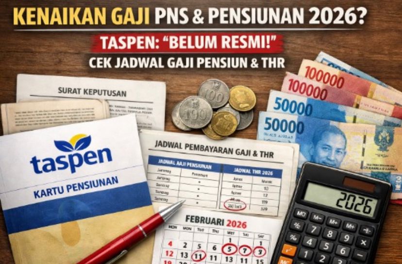 Fakta kenaikan gaji PNS dan pensiunan 2026 jelang Februari: Taspen tegaskan belum resmi, cek jadwal gaji pensiun & THR.