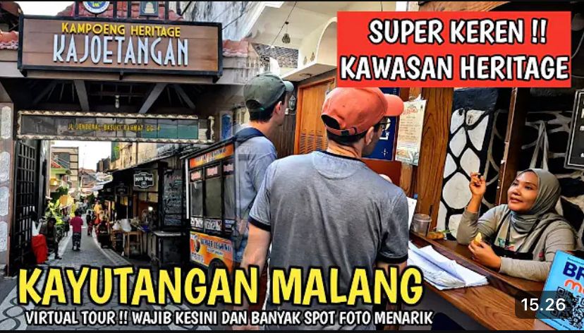 Kampung Heritage Kayutangan Malang viral! Tiket masuk Rp5 ribu, ada Tangga Seribu, mural, kuliner, hingga spot foto ikonik.