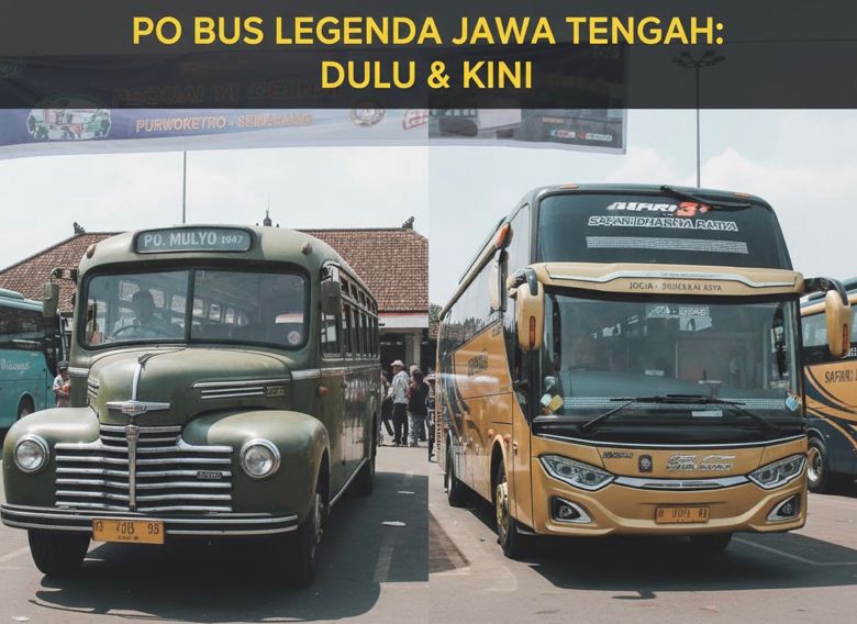 PO bus legendaris asal Jawa Tengah masih eksis. Simak daftar PO tua dari Mulyo 1947 hingga Safari Dharma Raya beserta trayeknya.